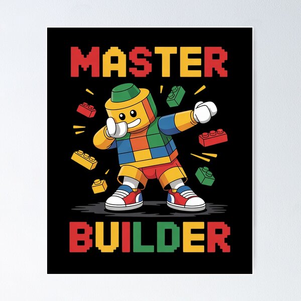 Item preview, Master Builder Dabbing Blocks Bricks Building Kids Boys designed and sold by AquaKiev.
