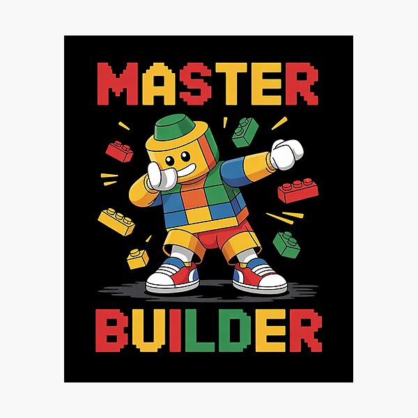 Item preview, Master Builder Dabbing Blocks Bricks Building Kids Boys designed and sold by AquaKiev.