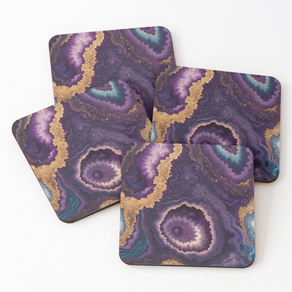 Item preview, Purple Cosmic Geode Swirl designed and sold by BirdsnStuff.