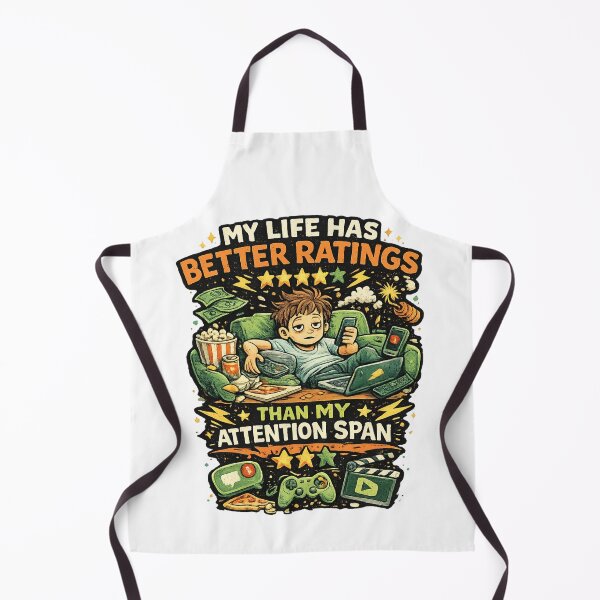 Item preview, My Life Has Better Ratings Than My Attention Span designed and sold by Nikki Krishna.