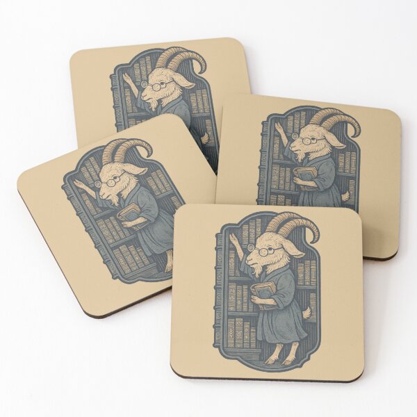 Item preview, Wise Goat Among Ancient Books designed and sold by EdvvinStudios.