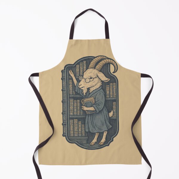 Item preview, Wise Goat Among Ancient Books designed and sold by EdvvinStudios.