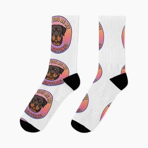 Item preview, Groovy Rottweiler Valentine's Day Design designed and sold by M1234s.