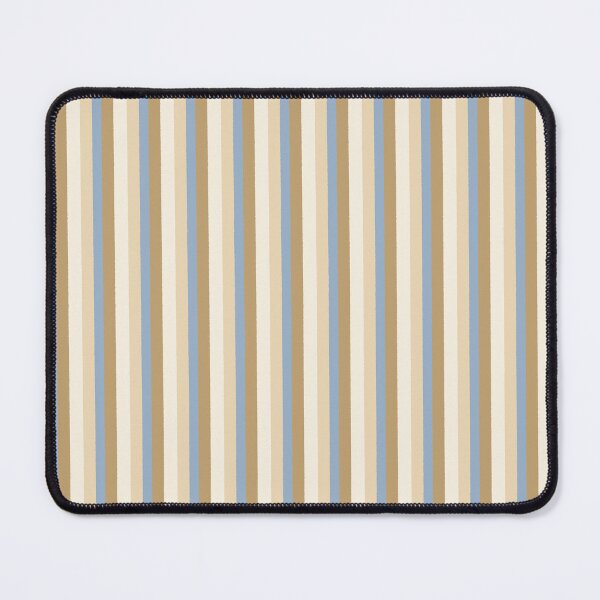Item preview, Retro Oats Buttermilk Denim Wheat Gold Vertical Stripes Pattern designed and sold by PVTCreations.