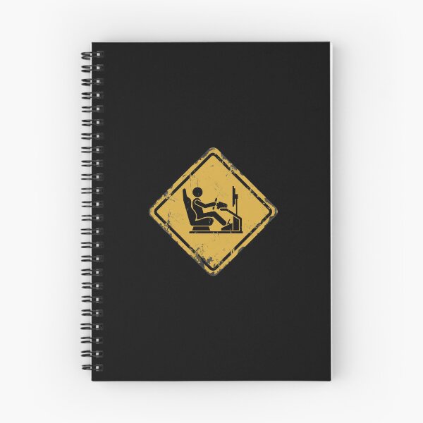 Item preview, Caution Sim Racing Rig Gamer Zone Road Sign designed and sold by Fenay Designs.