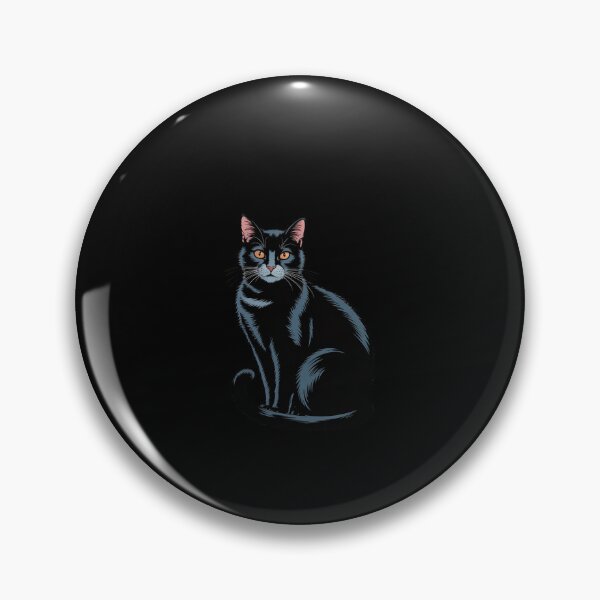 Item preview, Cherry Blossom Black Cat Japanese Woodblock Art designed and sold by MythWoot.