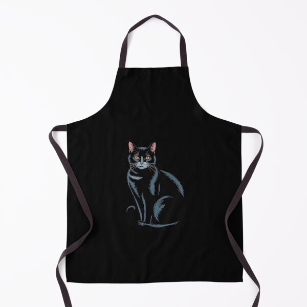 Item preview, Cherry Blossom Black Cat Japanese Woodblock Art designed and sold by MythWoot.