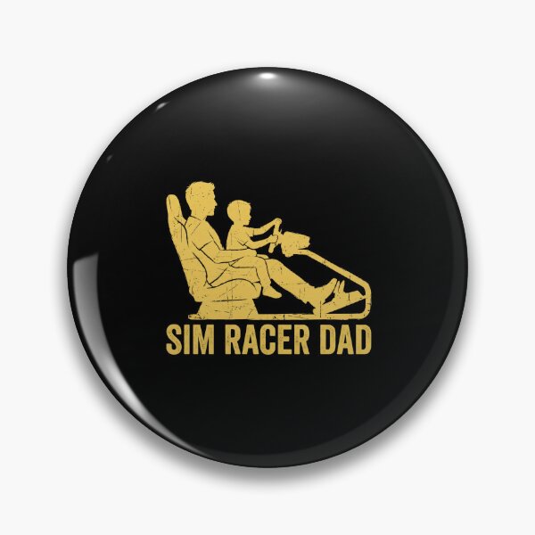 Item preview, Sim Racer Dad Gamer Father Son Racing Simulator Gift designed and sold by Fenay Designs.