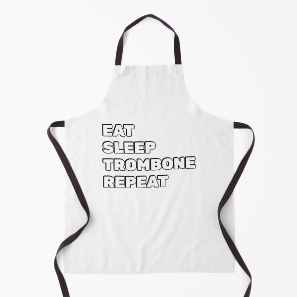 Item preview, Eat Sleep Trombone Repeat tenor saxophone, designed and sold by Inspirationmotivation.
