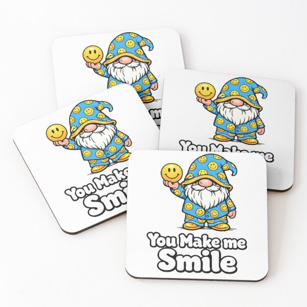 Item preview, You Make Me Smile Gnome – Happy Smiley Pajama Gnome Illustration designed and sold by Moriarty's Digital Visions.