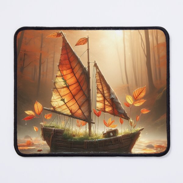 Item preview, Leaf Boat, Ai Generated Art  designed and sold by ACC .