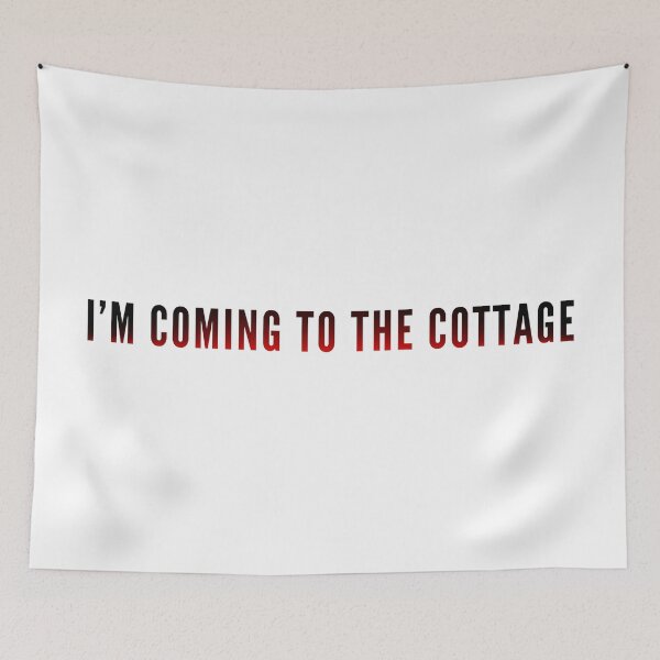 Item preview, I’m Coming To The Cottage | Cozy Cabin Quote Tee & Cottagecore Lifestyle Design designed and sold by Teetreasure2.