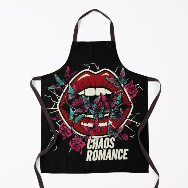 Item preview, Chaos Romance Surreal Red Lips with Butterflies and Roses Art designed and sold by SplashTastic.