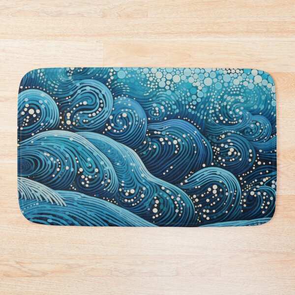 Item preview, Aboriginal Inspired Art - With Stormy and Big Waves designed and sold by GrinGalore.