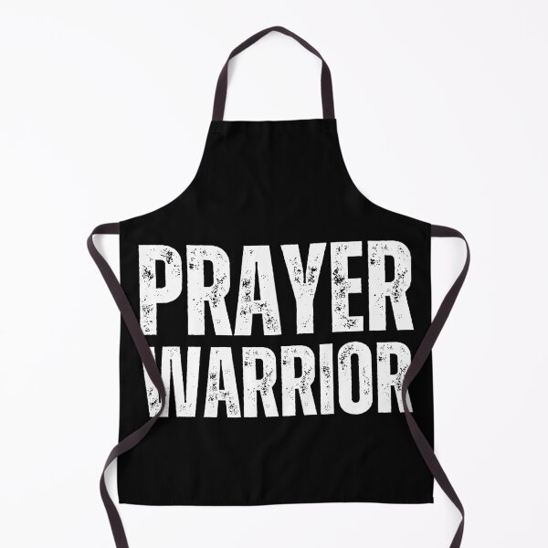 Item preview, Prayer Warrior Christian Shirt – Bold Distressed Faith Design for Spiritual Strength & Intercession White Font designed and sold by GFamilyC.