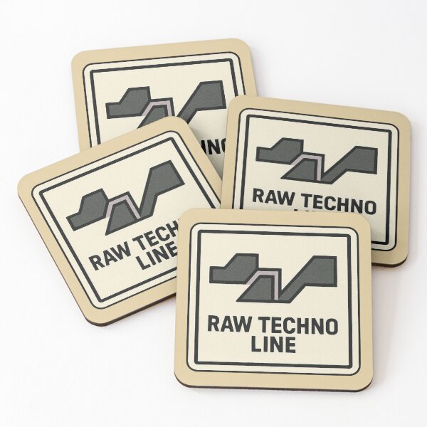 Item preview, Raw Techno Line – Minimal Underground Techno Symbol designed and sold by |TRSSHOP|.