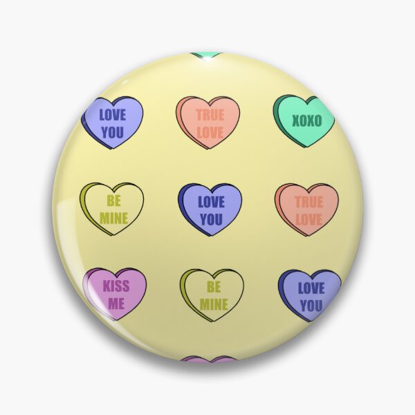 Item preview, Valentines Day Candy Hearts Yellow designed and sold by Tiiiffanie.