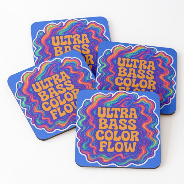 Item preview, Ultra Bass Color Flow – Psychedelic Bass Frequency Art designed and sold by |TRSSHOP|.