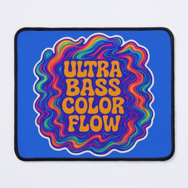 Item preview, Ultra Bass Color Flow – Psychedelic Bass Frequency Art designed and sold by |TRSSHOP|.