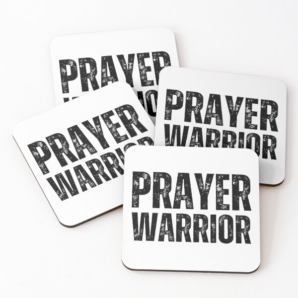 Item preview, Prayer Warrior Christian Shirt – Bold Distressed Faith Design for Spiritual Strength & Intercession Black Font designed and sold by GFamilyC.