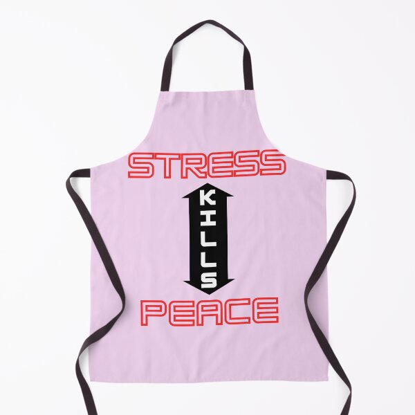 Item preview, Stress Kills Peace – Bold Minimal Typography Mental Health Quote Design designed and sold by NilofaDesigns.