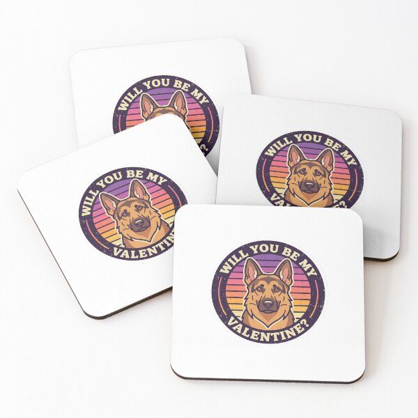 Item preview, Retro 80s Sunset German Shepherd - My Heart Belongs To My GSD designed and sold by M1234s.