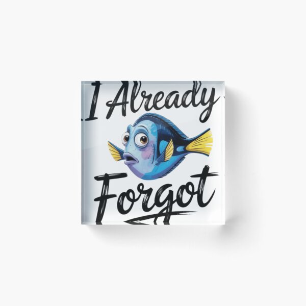 Item preview, Dory Minimal Cartoon Illustration Based on Finding Dory Animated Pixar Character designed and sold by TrotterToma.