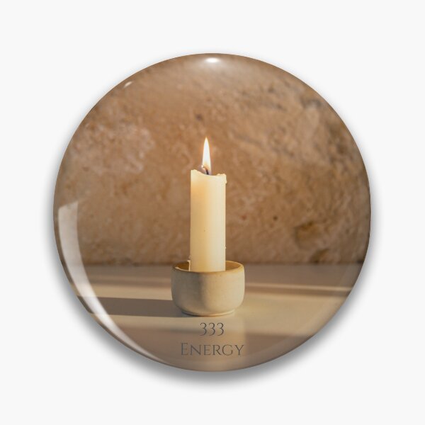 Item preview, Angel Number 333 Energy | Warm Minimalist Candle & Fire Element designed and sold by Frame of Mind .