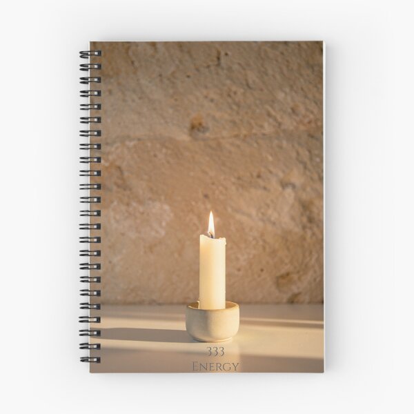 Item preview, Angel Number 333 Energy | Warm Minimalist Candle & Fire Element designed and sold by Frame of Mind .