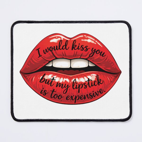 Item preview, Kiss, give me a kiss, red lipstick, lips designed and sold by JudithStepanow.