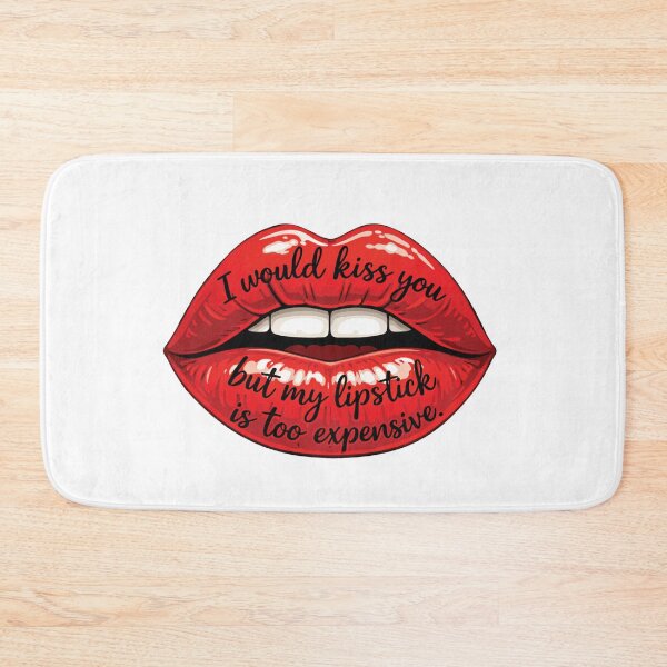 Item preview, Kiss, give me a kiss, red lipstick, lips designed and sold by JudithStepanow.