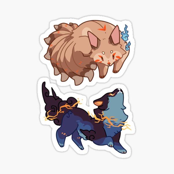 Item preview, Kitsune & Raiju designed and sold by kyealtia.