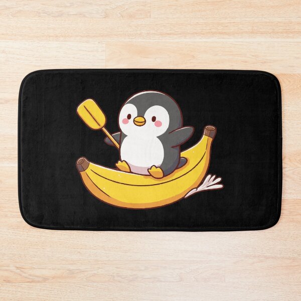 Item preview, Cute Penguin On Banana Canoe designed and sold by gail8z4selene.