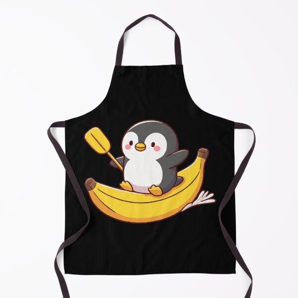 Item preview, Cute Penguin On Banana Canoe designed and sold by gail8z4selene.