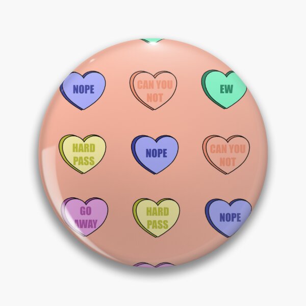 Item preview, Anti Valentines Day Candy Hearts Orange designed and sold by Tiiiffanie.