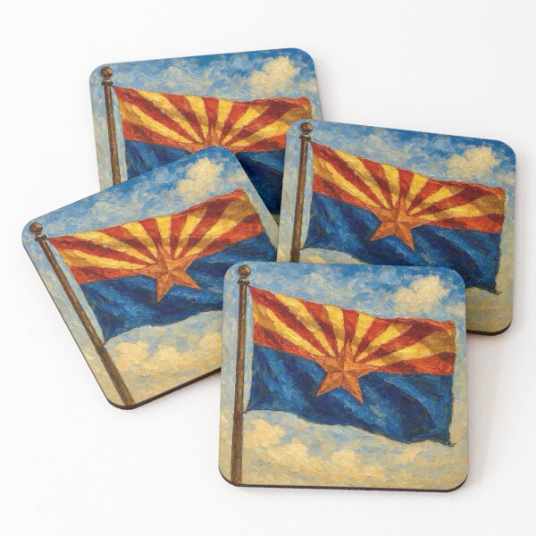Item preview, The Arizona State Flag designed and sold by TinCatOutPost.