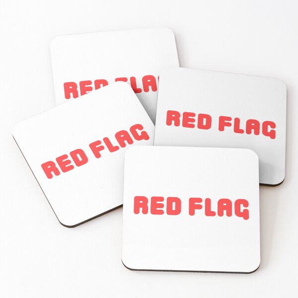 Item preview, Human Red Flag - Toxic Dating Meme Sarcastic Quote designed and sold by A&.