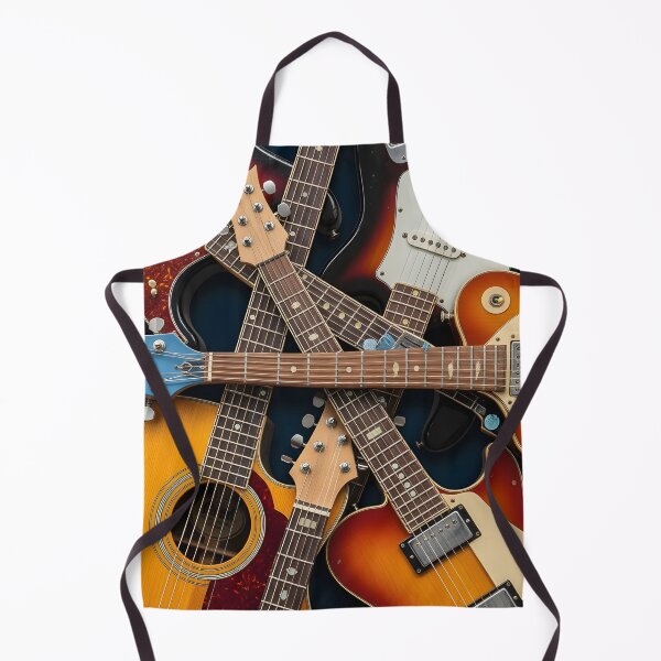 Item preview, Vintage Guitar Art, Electric & Acoustic Instruments designed and sold by Neonyx2020.