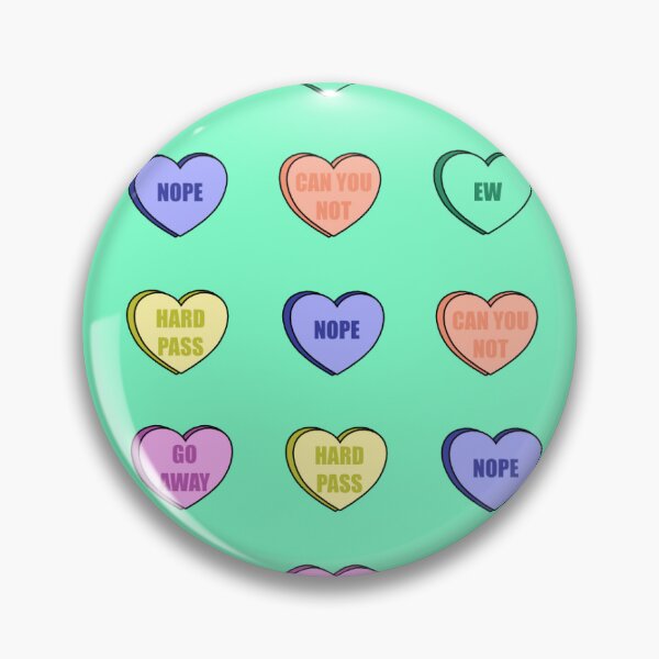Item preview, Anti Valentines Day Candy Hearts Green designed and sold by Tiiiffanie.