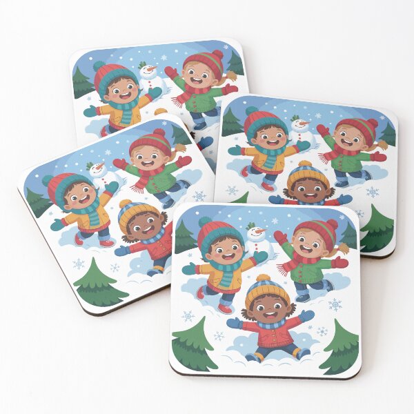 Item preview, Joyful Winter Fun: Kids’ Snowy Adventure designed and sold by desinganddecor.