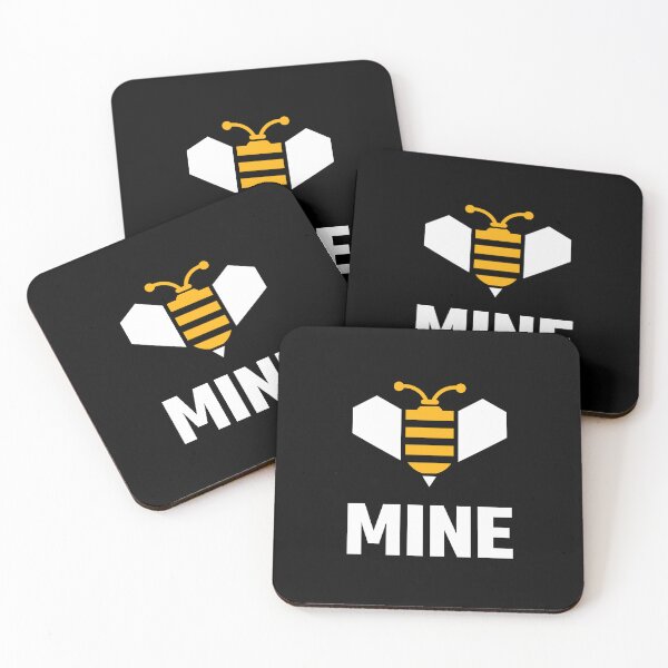 Item preview, Bee mine funny quote. Love romantic. Valentines day designed and sold by Artycom.