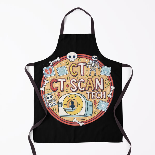 Item preview, Kawaii CT Scan Technologist - Retro Radiology Art designed and sold by MyProfessionaltees.
