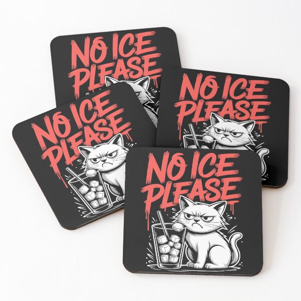Item preview, No Ice Please Funny Cat Meme Men Women designed and sold by BLZART.