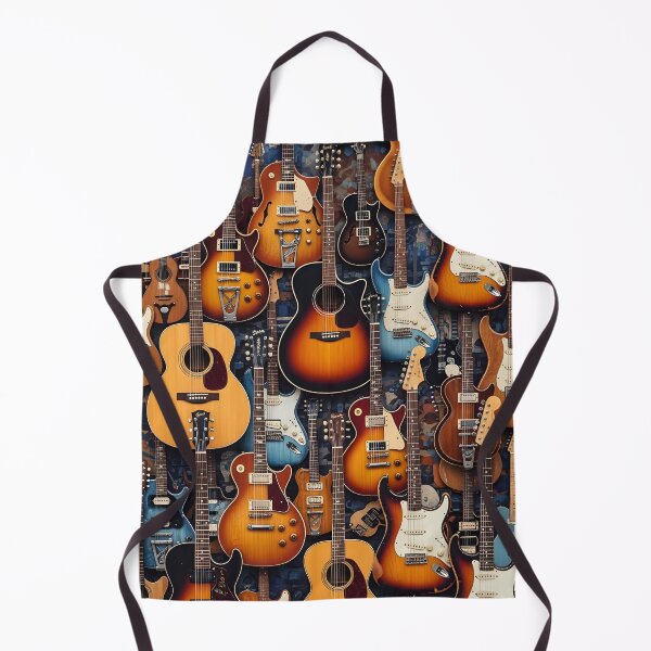 Item preview, Guitar Jumble Art, Colorful Acoustic & Electric Guitars designed and sold by Neonyx2020.