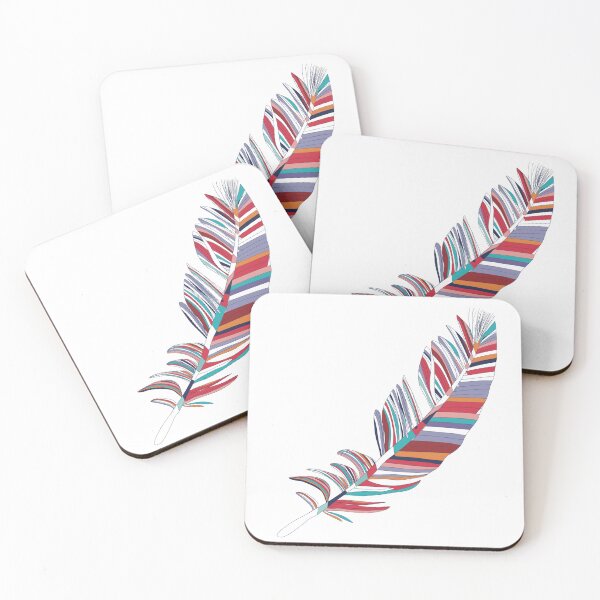 Item preview, Feather Sticker — Minimalist Art designed and sold by iampaulmorris.