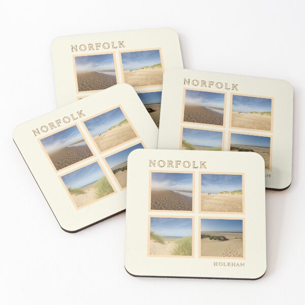 Item preview, Holkham Beach Norfolk – Four Stamp Coastal Photography designed and sold by MyriadNorfolk.