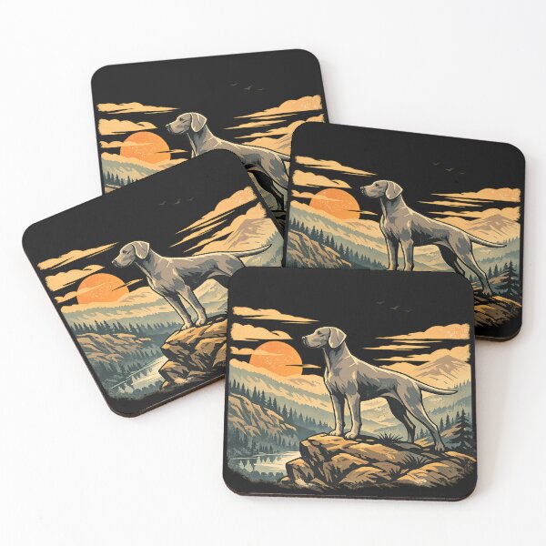Item preview, Weimaraner dog - mountain lover designed and sold by DamioPolArt.