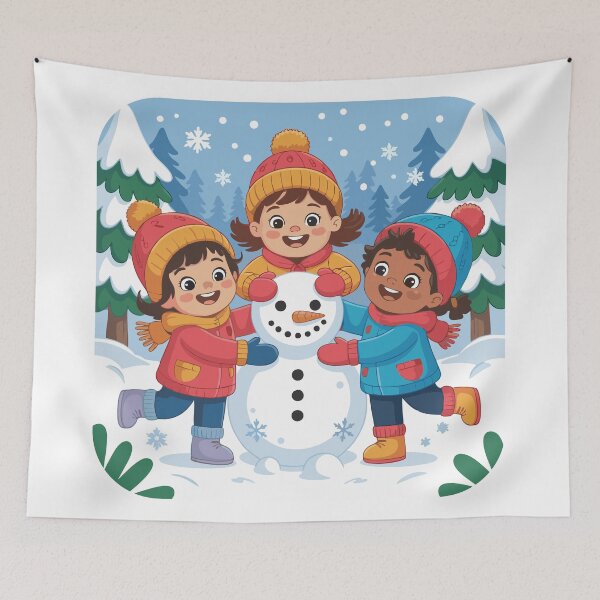 Item preview, Joyful Winter Adventures: The Snowy Squad designed and sold by desinganddecor.