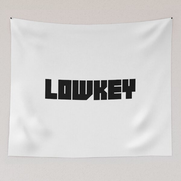 Item preview, Lowkey - Minimalist Aesthetic Typography Just Lowkey - Chill Vibes designed and sold by A&.