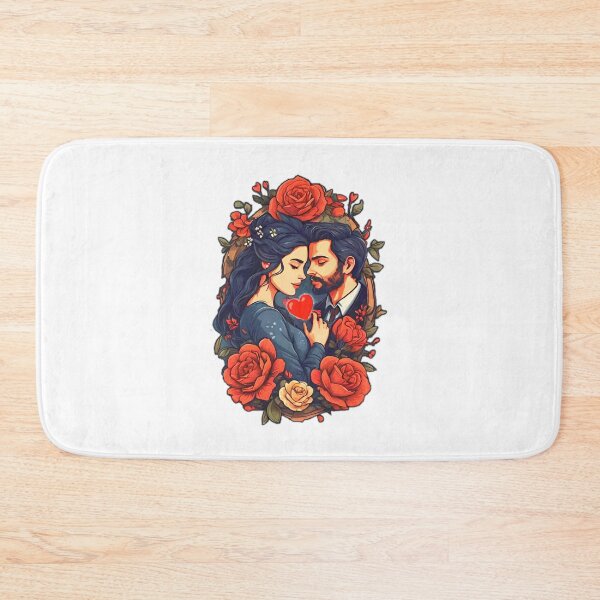Item preview, Romantic couple oval frame! designed and sold by Giulivo Store Graphic.